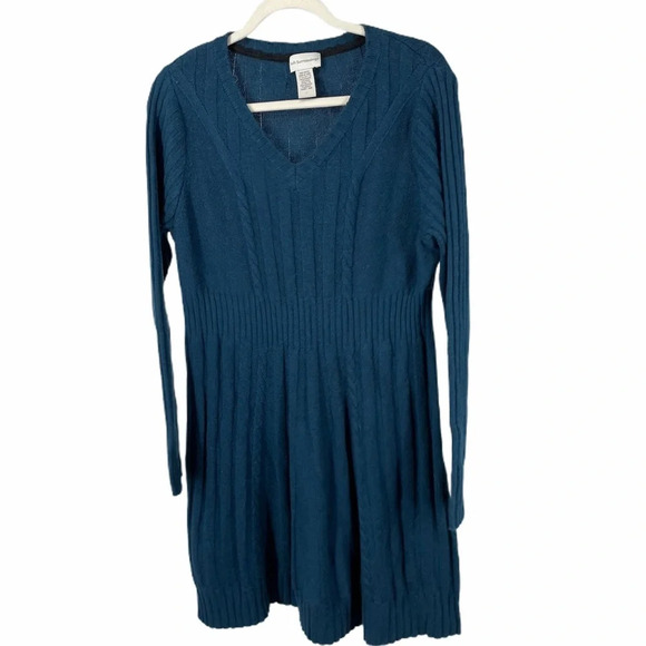 Soft Surroundings teal weather dress large - Picture 1 of 6